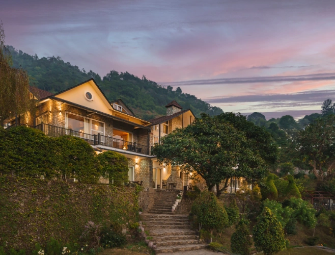 Serene riverside countryside retreat